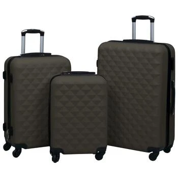 vidaXL | Hardcase Trolley Set 3 pcs Anthracite ABS,商家Premium Outlets,价格¥1543