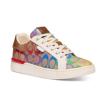 coach鞋, Coach | Women's Lowline Rainbow Signature Pride Sneakers商品图片 