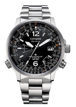 商品Citizen | Perpetual World Time GMT Eco-Drive Black Dial Men's Watch CB0230-81E,商家Jomashop,价格¥3142图片