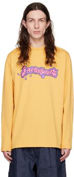 Jacquemus | Yellow 'Le T-Shirt Desenho' Long Sleeve T-Shirt商品图片,