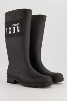 商品Mens Dsquared2 Black ICON Rain Boots,商家Atterley,价格¥2399图片