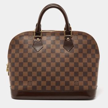 推荐Louis Vuitton Damier Ebene Canvas Alma PM Bag商品