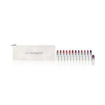 MAC 13-Pc. Lips By The Dozen Mini Powder Kiss Lipstick Set