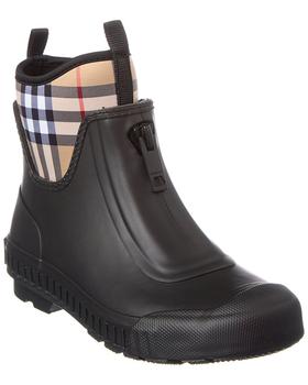 巴宝莉鞋板鞋, Burberry | Burberry Vintage Check Neoprene & Rubber Rain Boot商品图片 8.2折