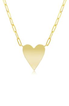 推荐Heart Paperclip Link Necklace商品