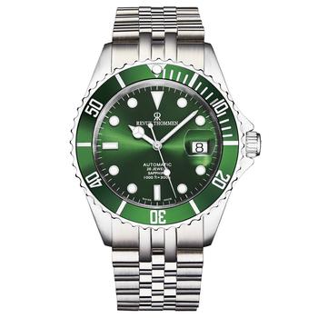 Revue Thommen | Revue Thommen Diver Automatic Green Dial Mens Watch 17571.2229商品图片,2.8折, 独家减免邮费