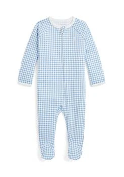 Ralph Lauren | Baby Boys Gingham Printed Cotton Footed Coverall,商家Belk,价格¥152
