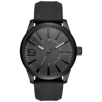 推荐柴油男士黑色硅胶表带手表46x53mm DZ1807商品