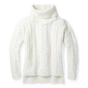 SmartWool | SMARTWOOL - MOON RIDGE BF SWEATER W - X-LARGE - Ivory商品图片,6.9折