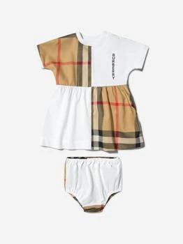 推荐Baby Girls Elena Dress And Knickers Set In WHITE商品