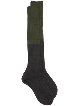 推荐SOFIE D HOORE BICOLOUR RIBBED KNEE HIGH SOCKS CLOTHING商品