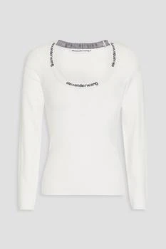 Alexander Wang | Stretch-knit top,商家THE OUTNET US,价格¥1318