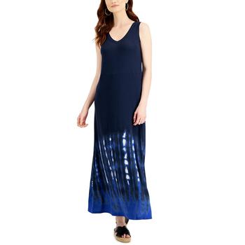 推荐Women's Tie-Dyed Sleeveless Maxi Dress, Created for Macy's商品