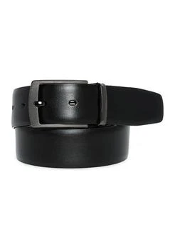 Perry Ellis | Ellis Mens Leather Reversible Feather Edge Cowhide Belt,商家Belk,价格¥266