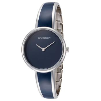 Calvin Klein | Calvin Klein Women's Seduce K4E2N11N 30mm Blue Dial Stainless Steel Watch商品图片,2.7折