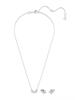商品Swarovski | Mesmera Rhodium-Plated & Swarovski Crystal Necklace & Earrings Set,商家Saks Fifth Avenue,价格¥1473图片