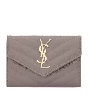 Yves Saint Laurent | Small Monogram Matelassé Envelope Wallet 