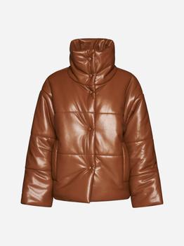 Nanushka | Hide vegan leather down jacket商品图片,6折×额外9折, 额外九折
