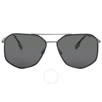 Burberry | Ozwald Dark Grey Geometric Men's Sunglasses BE3139 114487 58 4.5折, 满$200减$10, 满减