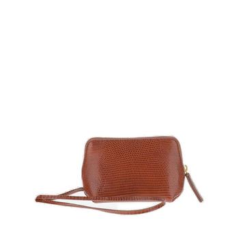 the row帆布鞋, The Row | The Row Embossed Zip-Up Cluch Bag商品图片 9.1折