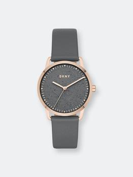 DKNY | Dkny Women's Greenpoint NY2760 Rose-Gold Leather Quartz Fashion Watch ONE SIZE商品图片,