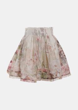 推荐Zimmermann Alabaster Floral Dancer Flip Skirt商品