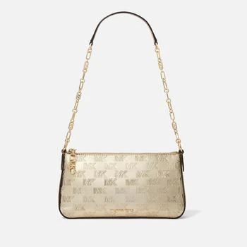 推荐MICHAEL Michael Kors Women's Empire Medium Chain Pouchette Bag - Pale Gold商品