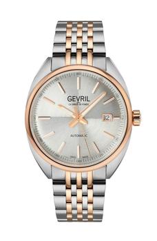 Gevril | Men's Five Points Silver Dial Two Tone Watch, 44.5mm商品图片,2折