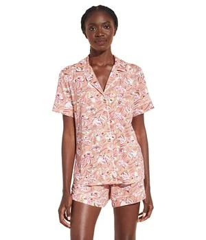 Eberjey | Gisele Printed - The Relaxed Short PJ Set 6.9折起