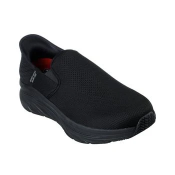 SKECHERS | Men's Slip-ins Work- D'Lux Walker SR - Joden Slip-On Memory Foam Casual Sneakers from Finish Line 