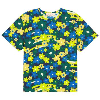 推荐Ladies Multicolor Flower Print T-shirt商品