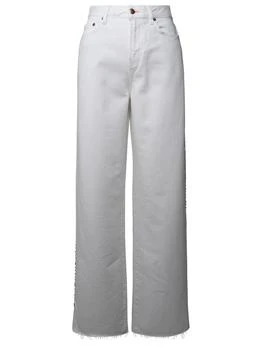 WASHINGTON DEE CEE | White cotton jeans,商家Baltini,价格¥2536