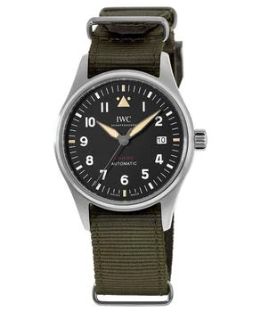推荐IWC Pilot's Automatic Spitfire Black Dial Green Strap Men's Watch IW326801商品