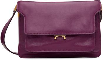 Marni | Purple Medium Soft Trunk Shoulder Bag商品图片,独家减免邮费