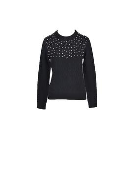 海蓝之谜是什么牌子, Blumarine 蓝色海岸 | Women's Black Sweater商品图片 4折