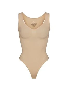 SKIMS | Seamless Sculpt Scoopneck Thong Bodysuit,商家Saks Fifth Avenue,价格¥254