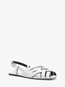Michael Kors | Irene Woven Leather Slingback Sandal,商家Michael Kors,价格¥432