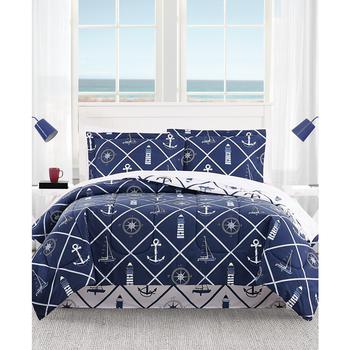 商品Pem America | Montauk 8-Pc. Comforter Sets, Created for Macy's,商家Macy's,价格¥430图片