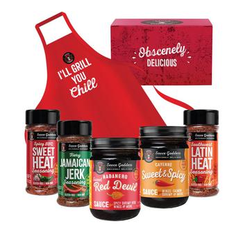 商品Sauce Goddess | Bring the Heat Spicy BBQ Sauces and Seasonings, Set of 5,商家Macy's,价格¥769图片