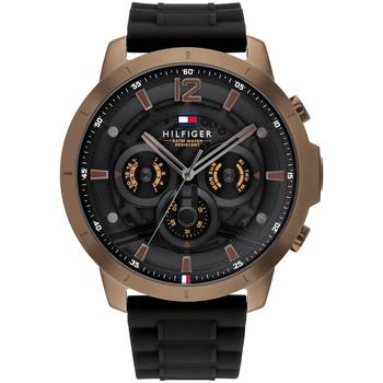 tommy hilfiger手表价格, Tommy Hilfiger | Men's Black Silicone Strap Watch 50mm商品图片 8折×额外8.5折, 额外八五折