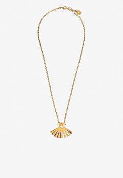 商品Versace | The Fan Medusa Necklace with Swarovski Crystals,商家Thahab,价格¥4866图片
