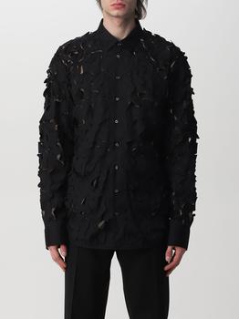推荐Dsquared2 shirt in floral laser effect cotton商品
