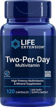 Life Extension | Life Extension Two-Per-Day Multivitamin, 120 Multivitamin (120 capsules),商家Life Extension,价格¥154