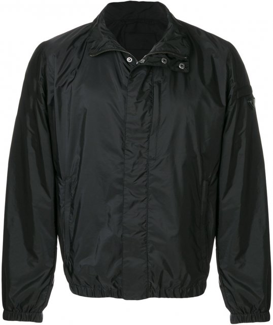 推荐PRADA 男士黑色涤纶休闲夹克 SGN521-Q04-F0002商品