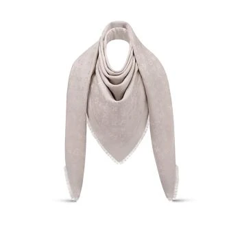 推荐【预售十天】路易威登23新款 女经典浅灰色真丝羊毛围巾M71336商品