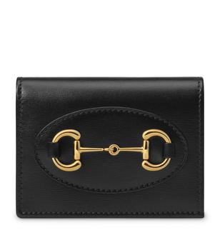Gucci | Leather Horsebit 1955 Folding Wallet商品图片,