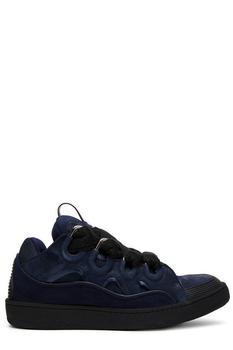 Lanvin | Lanvin Curb Lace-Up Panelled Sneakers商品图片,9.5折
