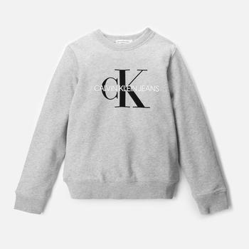 商品Calvin Klein Kids' Monogram Logo Sweatshirt - Light Grey图片