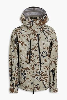 推荐Camouflage-print hooded ski jacket商品