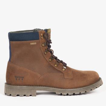 推荐Barbour Men's Chiltern Waterproof Hiking Style Boots - Brown商品